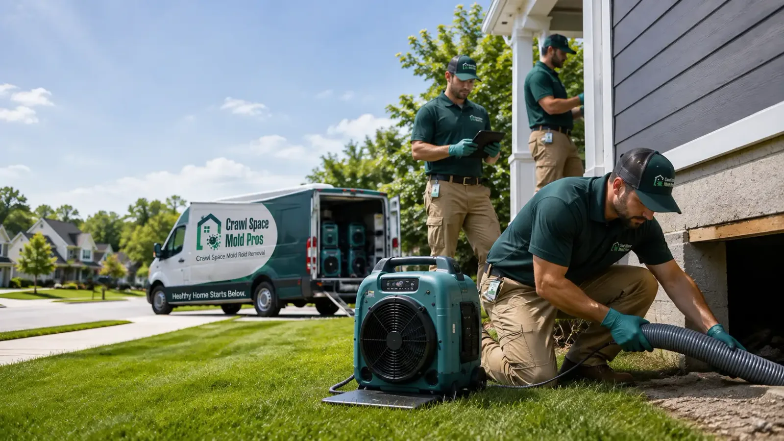 Crawl Space Mold Removal in Lagrangeville, NY